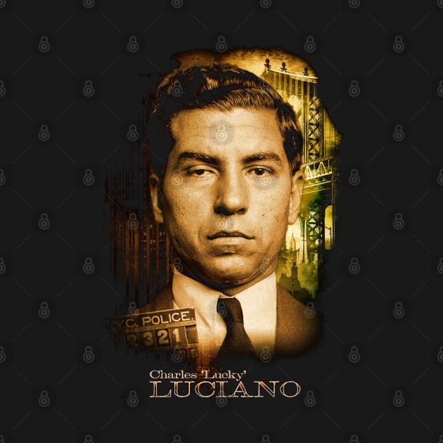 Charles 'Lucky' Luciano Design by HellwoodOutfitters