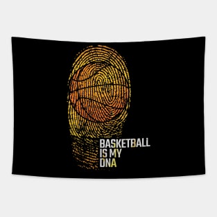 funny basketball Tapestry