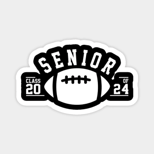 Graduate Senior Class 2024 Graduation Football Player Magnet