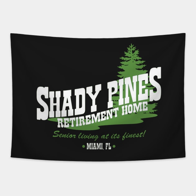 Shady Pines Tapestry by DinoAdnan