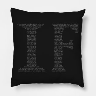 If Poem Kipling Pillow