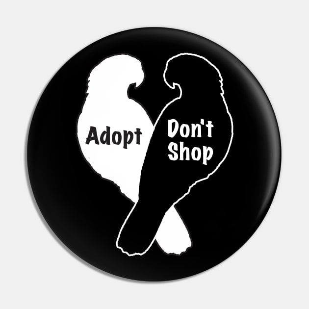 Parrot Rescue Adoption Don't Shop Pin by Einstein Parrot