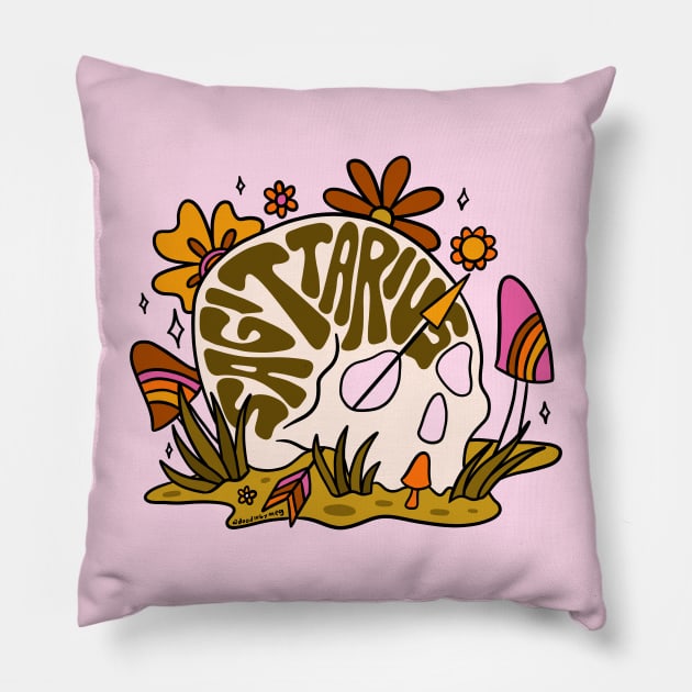 Sagittarius Skull Pillow by Doodle by Meg