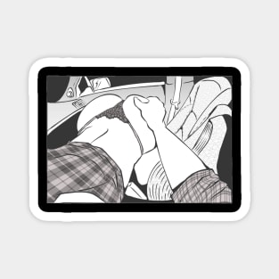 Anime Car Couple Magnet