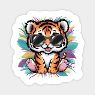 Baby Tiger Cute Magnet