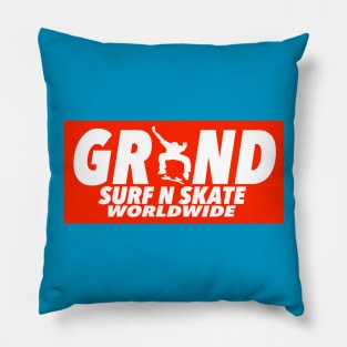 GRIND SKATE LOGO Pillow