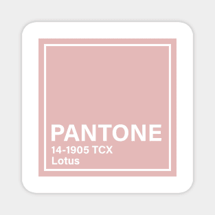 pantone 14-1905 TCX Lotus, pink Magnet