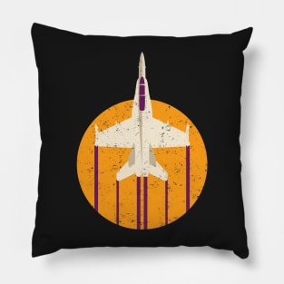 F-18 Hornet Jet Fighter Airplane Pillow