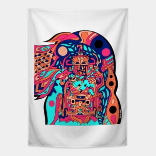 psychodelic astronaut ecopop Tapestry