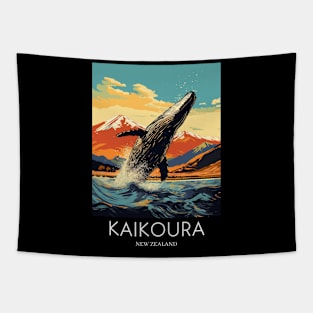 A Pop Art Travel Print of Kaikoura - New Zealand Tapestry