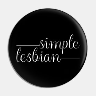Simple Lesbian Pin
