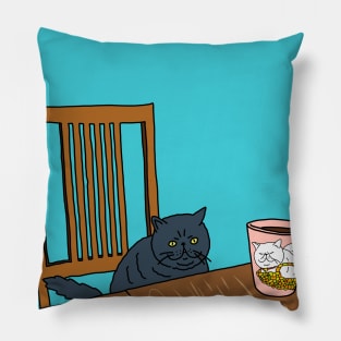 Cat's Afternoon Tea Pillow