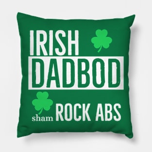 Irish Dad Bod Sham-Rock Abs Pillow