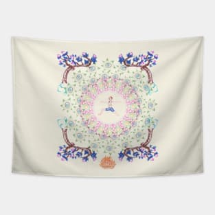 yoga garden IV Tapestry