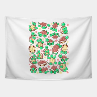 Adorable Turtle pattern all over Tapestry