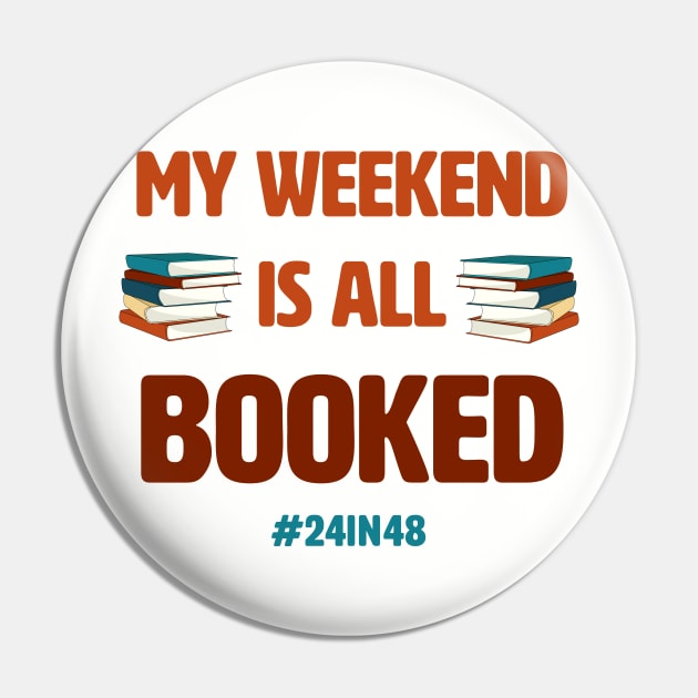 My weekend is all booked with #24in48 (v2) Pin by the24in48readathon