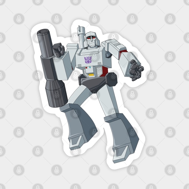 Megatron Magnet by Jim Has Art