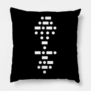 Architecture Morse Code Pillow