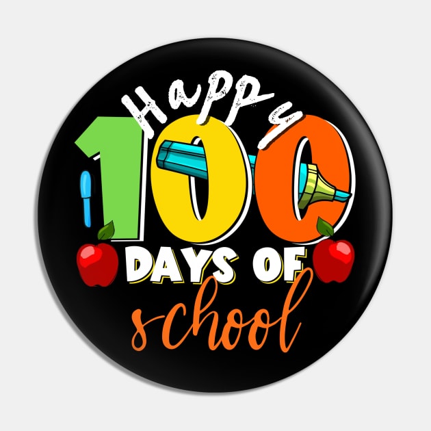 Happy 100th Day of School Pin by Yourfavshop600