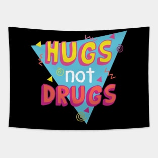 Hugs not Drugs Tapestry