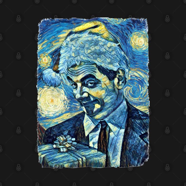 Mr Bean Van Gogh style by todos