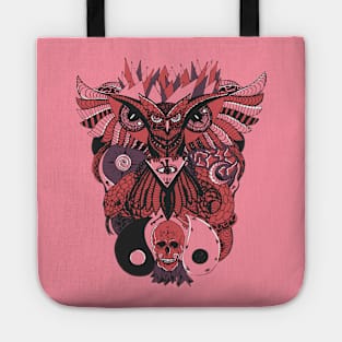 Ambrose Wise Owl And Ageless Skull Tote