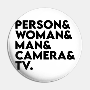 person woman man camera tv Pin