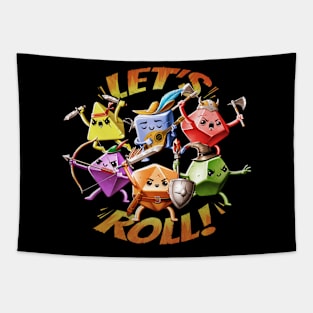 Let's Roll RPG Party Tapestry