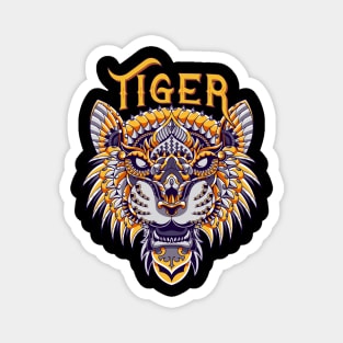 Tiger Mandala Magnet