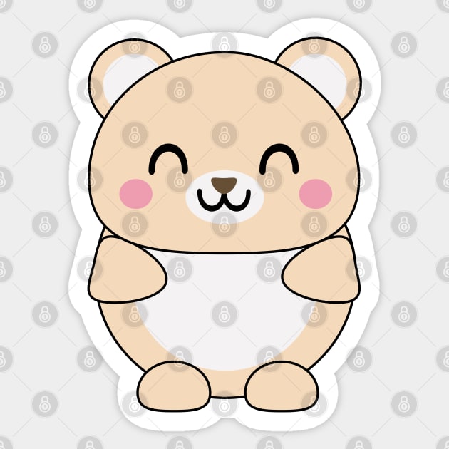 Tiny Baby Bear Sticker Pack Stationary Kawaii Cute