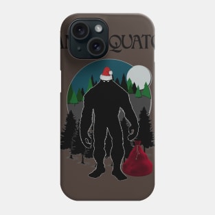 Santa Squatch Bigfoot Xmas Christmas Design Phone Case