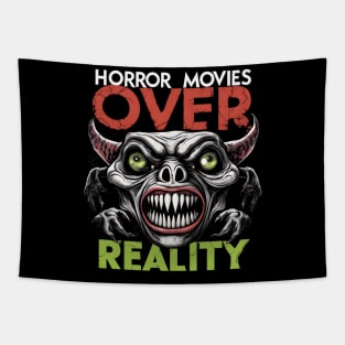 Horror movies over reality Tapestry