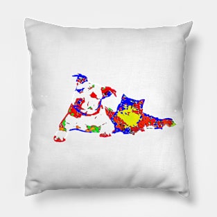 We are hungry. Pet series Pillow