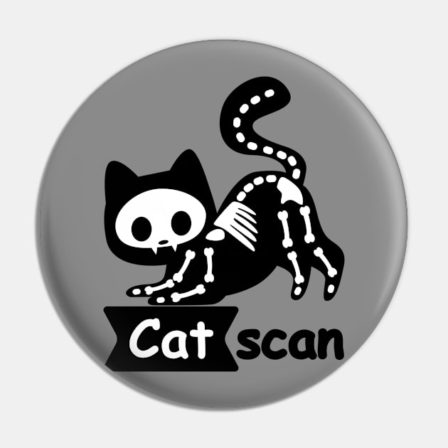 Funny Cat Pun Pin by Indieteesandmerch