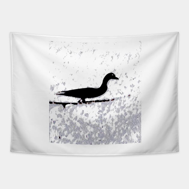 Frozen Duck Duck Shadow Tapestry by Tovers