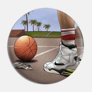 WHITE MEN CANT JUMP / ILLUSTRATION ICONIC Pin