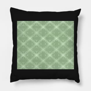 Sage green pattern Pillow