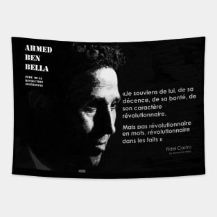 Ahmed Ben Bella Père de la Révolution Algérienne Tapestry