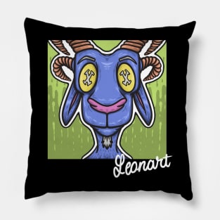 Leonart goat Pillow