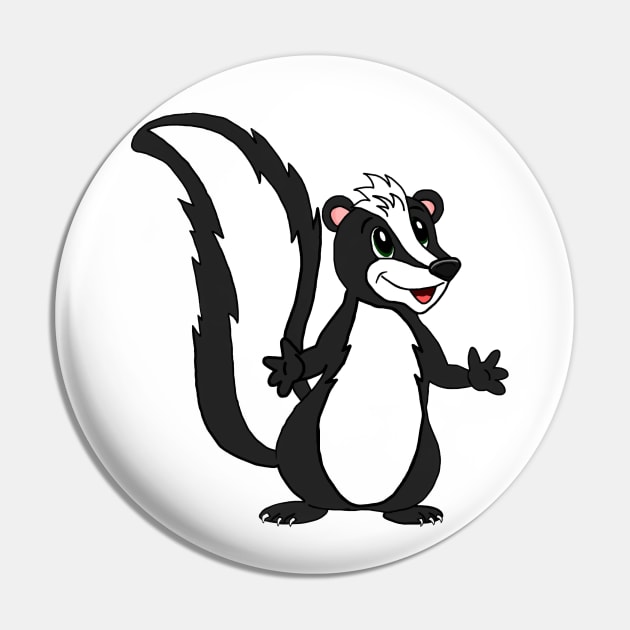 Cartoon Skunk Pin by imphavok