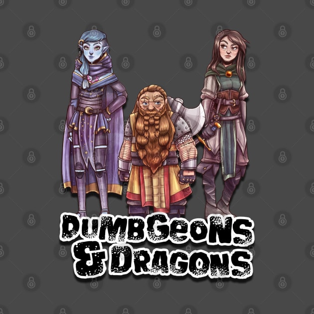 Decimators of Dragons - Dumbgeons & Dragons by Dumb Dragons Productions Store