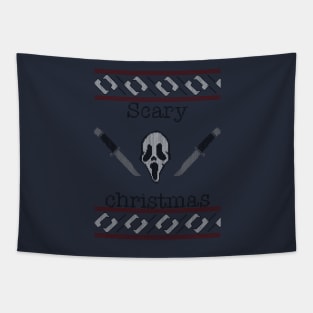 scream ugly sweater Tapestry