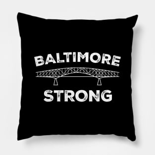 Baltimore Bridge Pray For Baltimore Strong Pillow