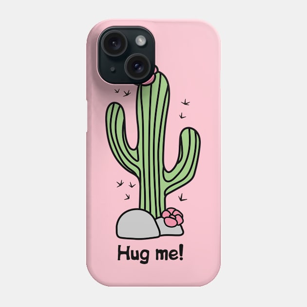 Cute hand drawn cactus Phone Case by AliJun