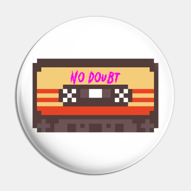 No Doubt 8bit cassette Pin by terilittleberids