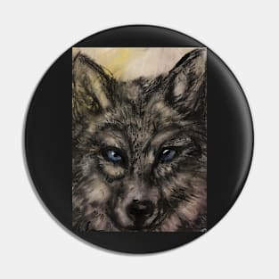 Young Wolf Pin