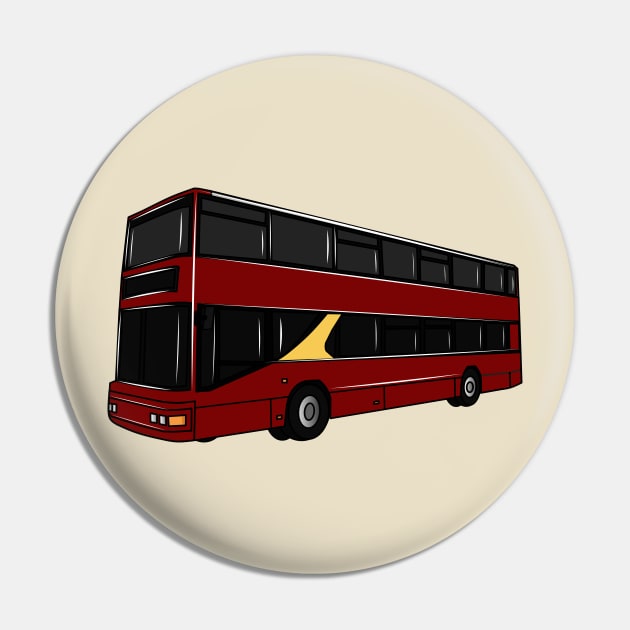 Double-decker bus cartoon illustration Pin by Miss Cartoon