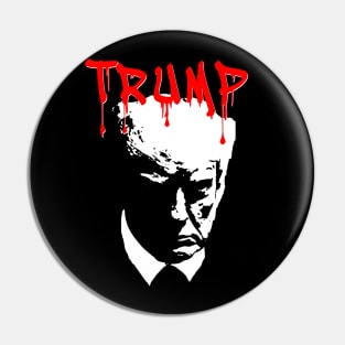 Trump mugshot RED Pin