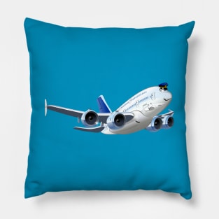 Cartoon plane Pillow