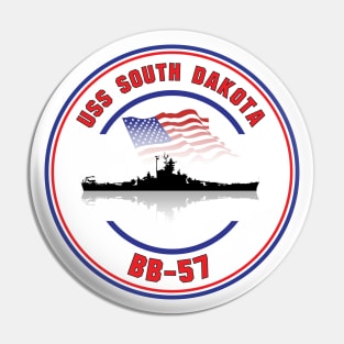 USS South Dakota BB-57 Pin